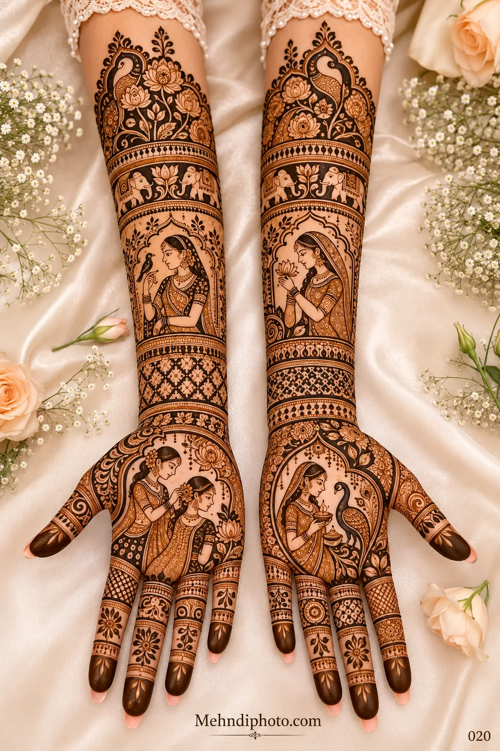 Full Hand Mehndi Designs: Bridal, Arabic & Traditional Ideas